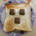 ドナルドスケリントン's cooksnap of when they made ぷっちょな焼きチョコトースト♪.