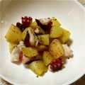 ma___111's cooksnap of when they made 白ワインに！ポテトとタコのハーブ炒め.