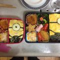 ごんごん、's cooksnap of when they made キャラ弁★ミニオンのオムライス弁当★.