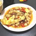 かおるんんんんん's cooksnap of when they made 簡単★挽き肉とじゃがいものオム包み.