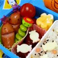 かにゃす's cooksnap of when they made 簡単！キャラ弁に♪ほのぼの笑いウインナー.
