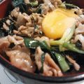 ひさ大吉's cooksnap of when they made ニラと豚肉のスタミナ丼.