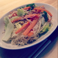 ｍｋ子's cooksnap of when they made ヘルシー炒めそうめん〜塩焼きそば風〜.