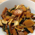 snow510's cooksnap of when they made かぼちゃ・エリンギの炒め煮.