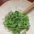 chiemake's cooksnap of when they made 豆苗（Pea Vine)のナムル.