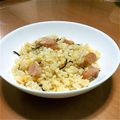 大王大王's cooksnap of when they made ♣ウインナーと塩こんぶの簡単チャーハン♣.