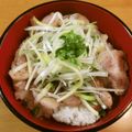 i_yokan's cooksnap of when they made ねぎたっぷりの塩豚丼.