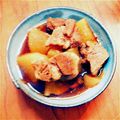 hikachunn's cooksnap of when they made 豚ロースの大根角煮.