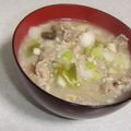 きらり流れ星's cooksnap of when they made 野菜たっぷりの豚汁.