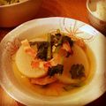 sakikimono's cooksnap of when they made 大根とベーコンの柚子胡椒煮.