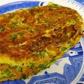 akicot's cooksnap of when they made ニラと納豆の韓国風卵焼き.