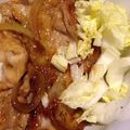 choco961's cooksnap of when they made 漬けこまなくてすぐできる豚の生姜焼き.