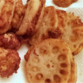 ゆきなママ★'s cooksnap of when they made やわらか海老つくねの蓮根挟み揚げ.
