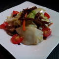 meoangi's cooksnap of when they made きくらげとキャベツのオイスターソース炒め.