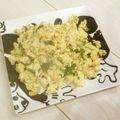 Wakashi's cooksnap of when they made オリーブとお豆腐のスクランブル.