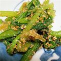 あびこなっしー's cooksnap of when they made 小松菜の胡麻和え.