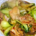 Wこころ's cooksnap of when they made 鶏肉とチンゲンサイのオイスターソース炒め.