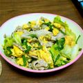 よしみるく's cooksnap of when they made 豚キャベツ&ニラ玉炒め.