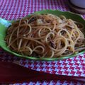 ひつじ0822's cooksnap of when they made 挽肉とナスのパスタ.
