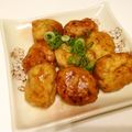 mokadahlia's cooksnap of when they made カリッふわっ☆豆腐入り鶏つくねの竜田揚げ.