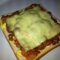 ねこさちさん's cooksnap of when they made ボリューム満点!!キムチ納豆トースト.