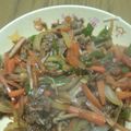 ゆきんこ_1112's cooksnap of when they made 牛細切れ肉で☆ニンニクコチュジャン炒め☆.