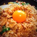 Ricchan☻'s cooksnap of when they made ＊我が家の豚キムチチャーハン＊.