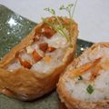 ゆぅたんぽ's cooksnap of when they made アーモンド入り☆お稲荷さん.