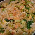 くっくのん's cooksnap of when they made 甦る★冷凍ご飯のパラパラ鮭チャーハン.