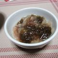 tetubinn's cooksnap of when they made 白身魚onもずく♡.