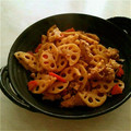 Ｃｈｉｌｄ's cooksnap of when they made 秋だ！✿鶏肉と根菜のカレー醤油炒め.