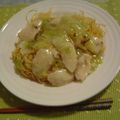 よしみ.au's cooksnap of when they made たっぷりきゃべつのあんかけ焼きそば.