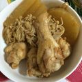 aomanami's cooksnap of when they made 食欲の秋にぴったり☆大根と鶏手羽のみそ煮.