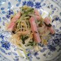 みこみこた's cooksnap of when they made ∞もやしと水菜の中華和え∞.