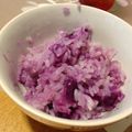 ちゃこ☆にゃ's cooksnap of when they made 簡単！紫芋ごはん.
