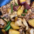 kumichef's cooksnap of when they made 豚バラとさつまいもの甘辛炒め.