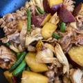 kumichef's cooksnap of when they made 豚バラとさつまいもの甘辛炒め.