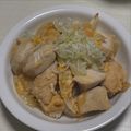 Haru 's cooksnap of when they made 鶏むね肉で親子丼.