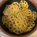 犬飼ってる's cooksnap of when they made ごまたっぷり☆れんこんのきんぴら.