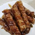 MUJIRUSI☆'s cooksnap of when they made 長ネギの豚肉巻き照り焼き.