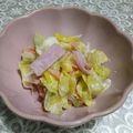 クック6DDPP8☆'s cooksnap of when they made 春キャベツの手もみサラダ♡レモン風味.