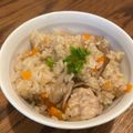 やっぽぽ's cooksnap of when they made ★モチモチ★舞茸おこわ.