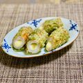 コムギ大好き's cooksnap of when they made 定番の【チーズ入り竹輪の磯辺揚げ】.