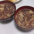 きらり流れ星's cooksnap of when they made 菊芋のお味噌汁.