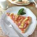 ☽月光's cooksnap of when they made ジューシー！パイナップルピザ☆トーストに.