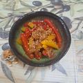 みかかめ's cooksnap of when they made パプリカでご飯のお供！ツナ胡麻のあま辛.