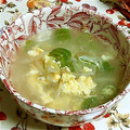 はゆ☆るめ's cooksnap of when they made もやしで定食②♪もやしと卵のスープ♪.
