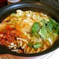 ガチャピン0321's cooksnap of when they made 居酒屋風☆キムチ鍋.