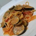 くろとちこ's cooksnap of when they made ＊茄子のトマトクリームパスタ＊.