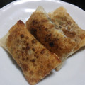 nora（¨）'s cooksnap of when they made 残った餃子の皮で★簡単　ねぎかつお餃子.